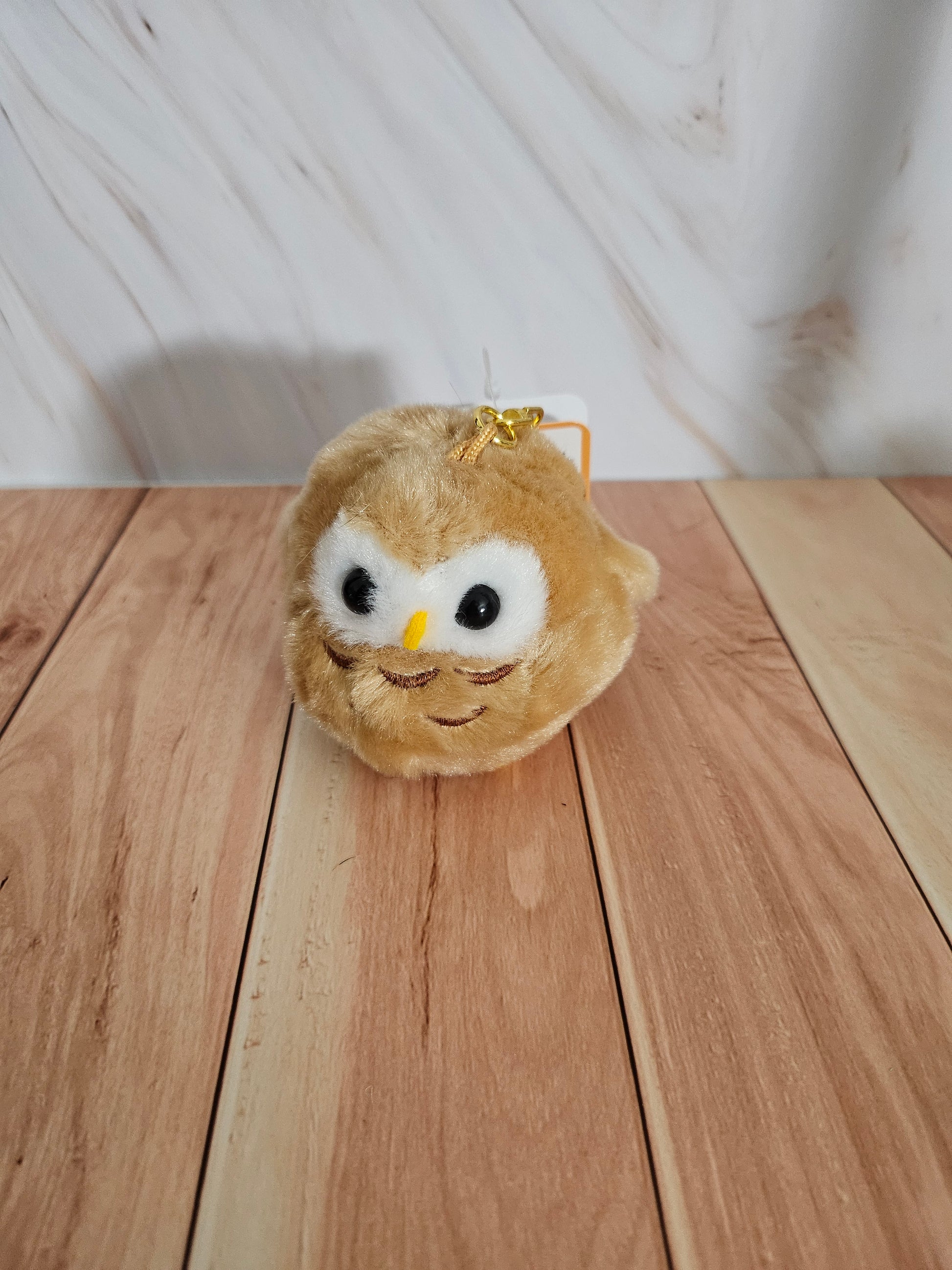 Houichi Bird - Adorable Round - Plush Keychain