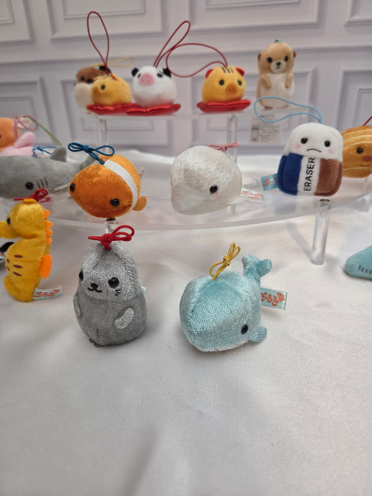 RARE Discountinued - Puchimaru - Mini Animal Bean-filled Plush Keychain