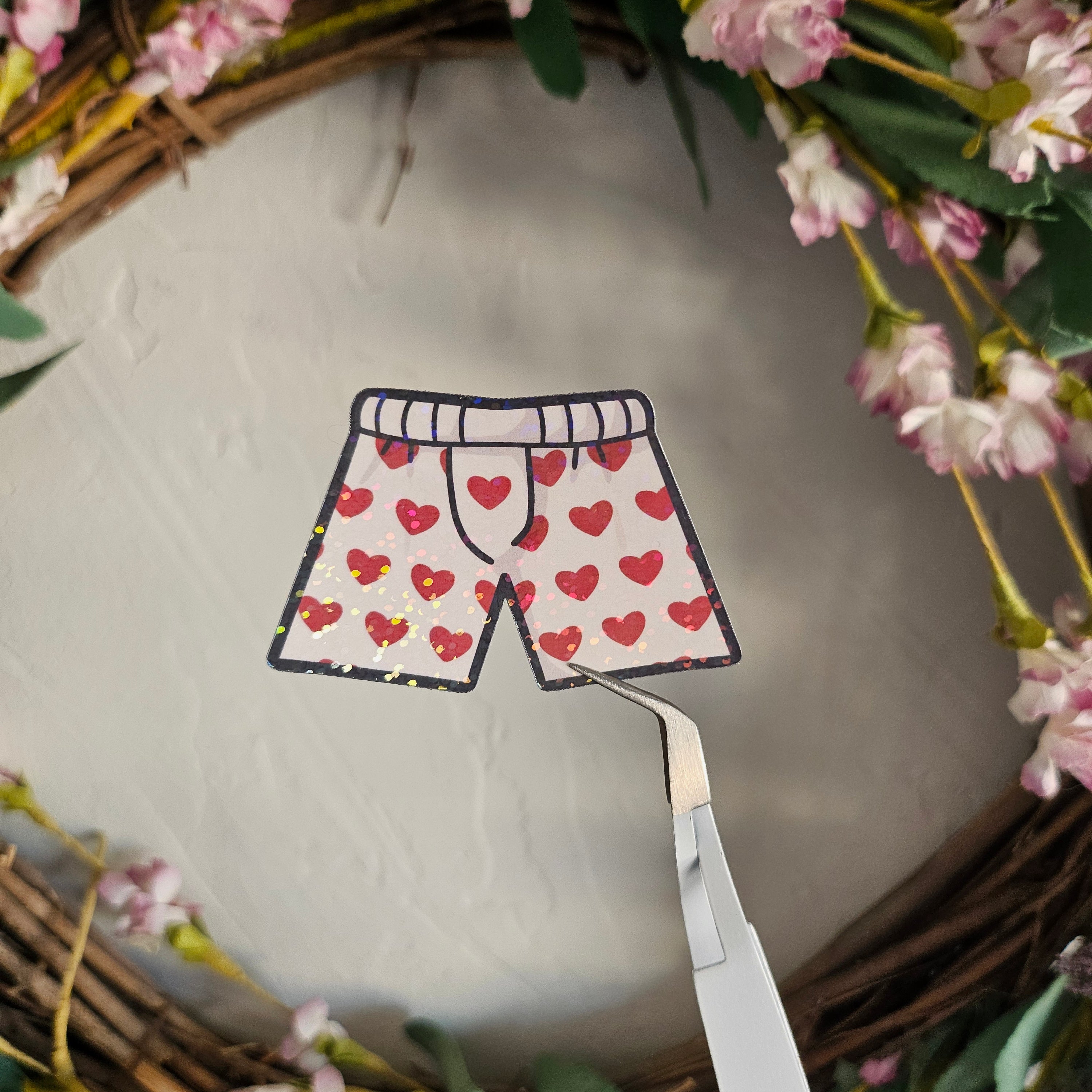 Carl's Heart Boxers - Sticker