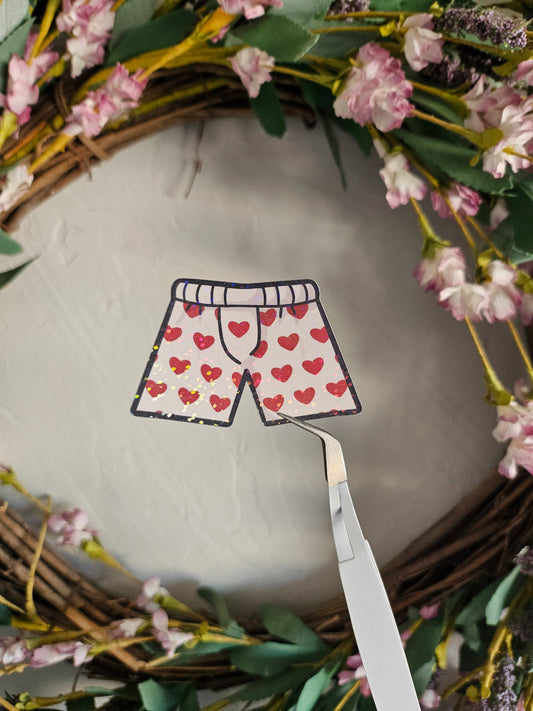 Carl's Heart Boxers - Sticker
