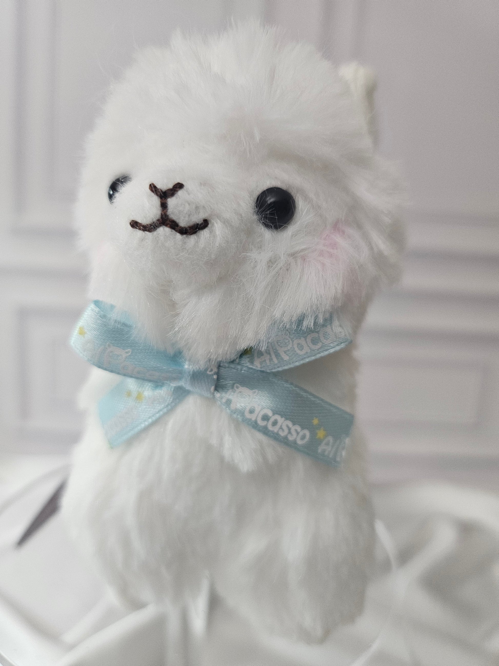 Alpacasso - Ribbon Collection - Adorable Alpaca Plush Keychain