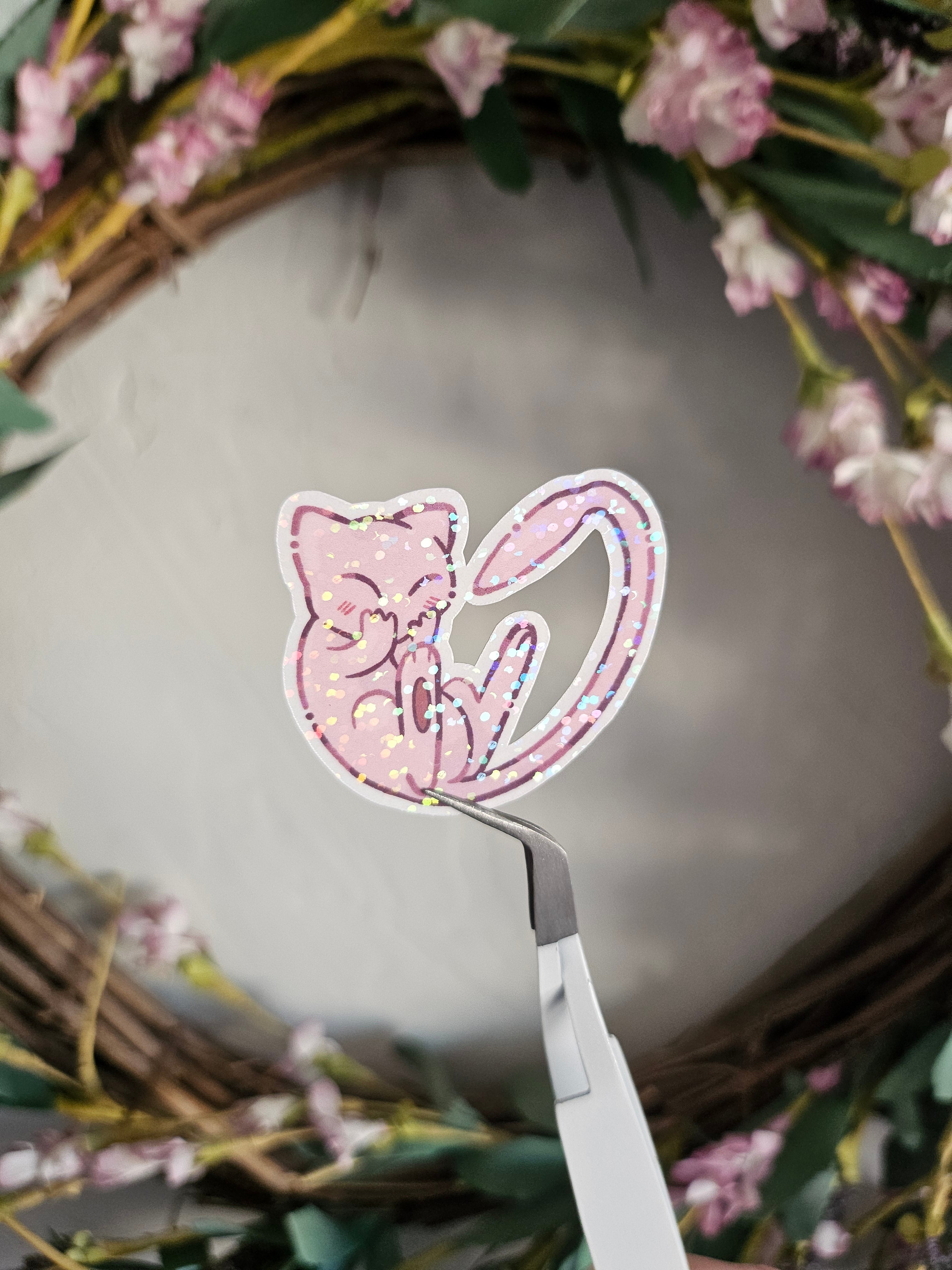 Micro Bubble Kitten Sticker