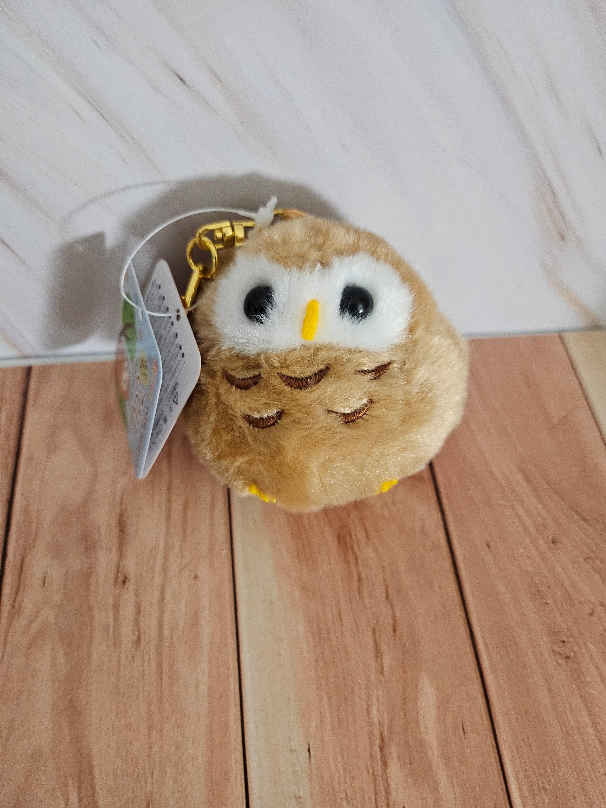 Houichi Bird - Adorable Round - Plush Keychain
