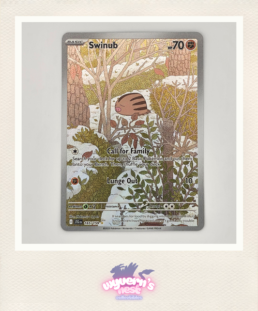 Swinub - Illustration Rare 165/159 Journey Together
