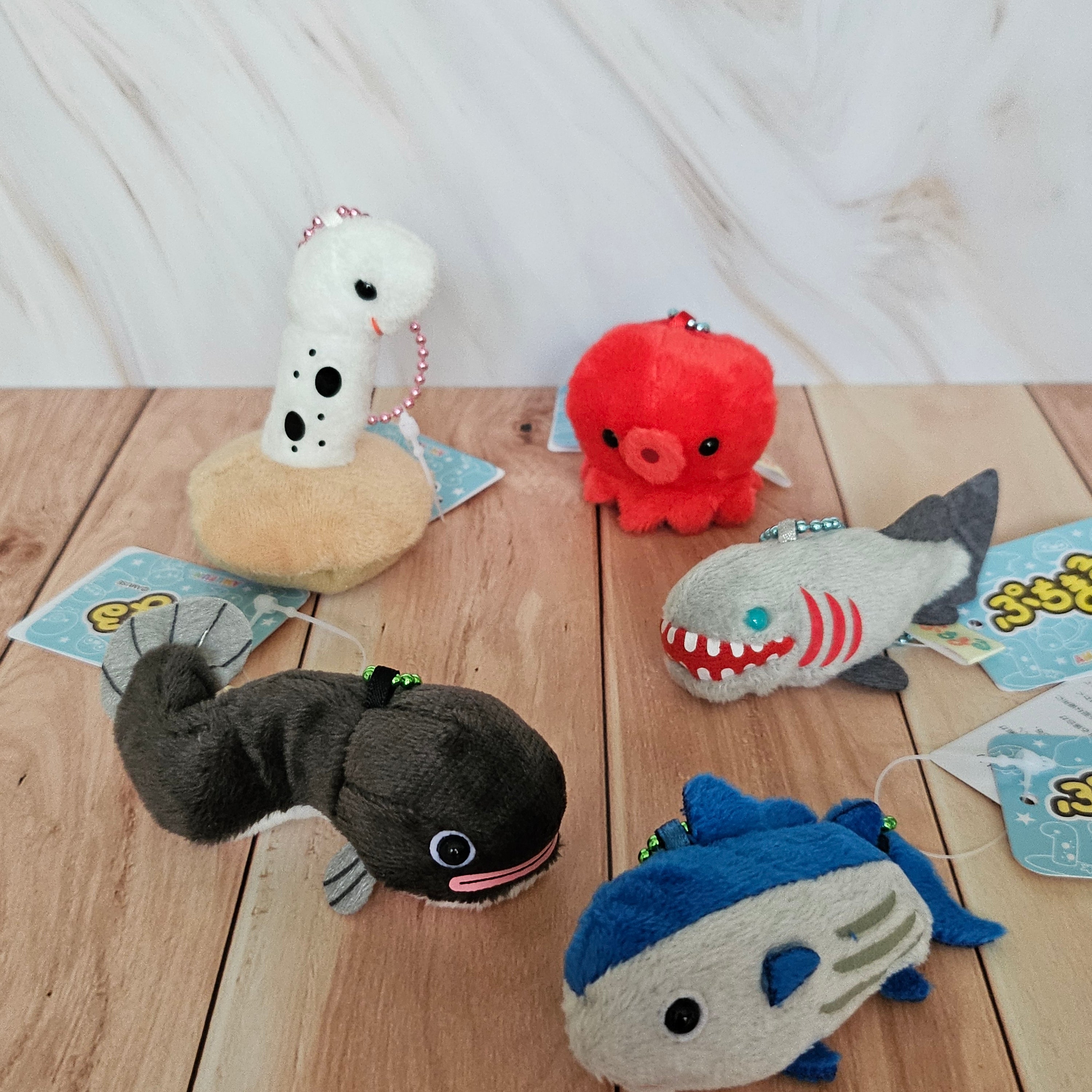 Sea Critters 2 - Puchimaru - Mini Animal Bean-filled Plush Keychain