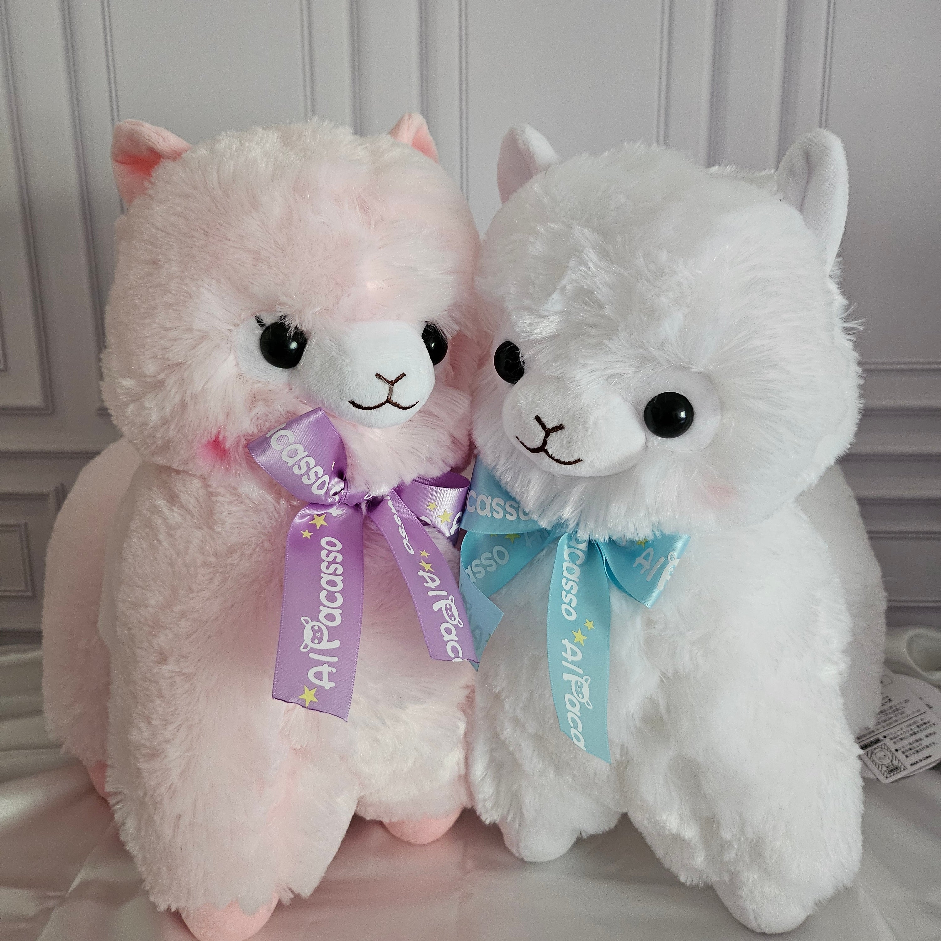 Large Alpacasso - Ribbon Collection - Adorable 38cm Alpaca Plush