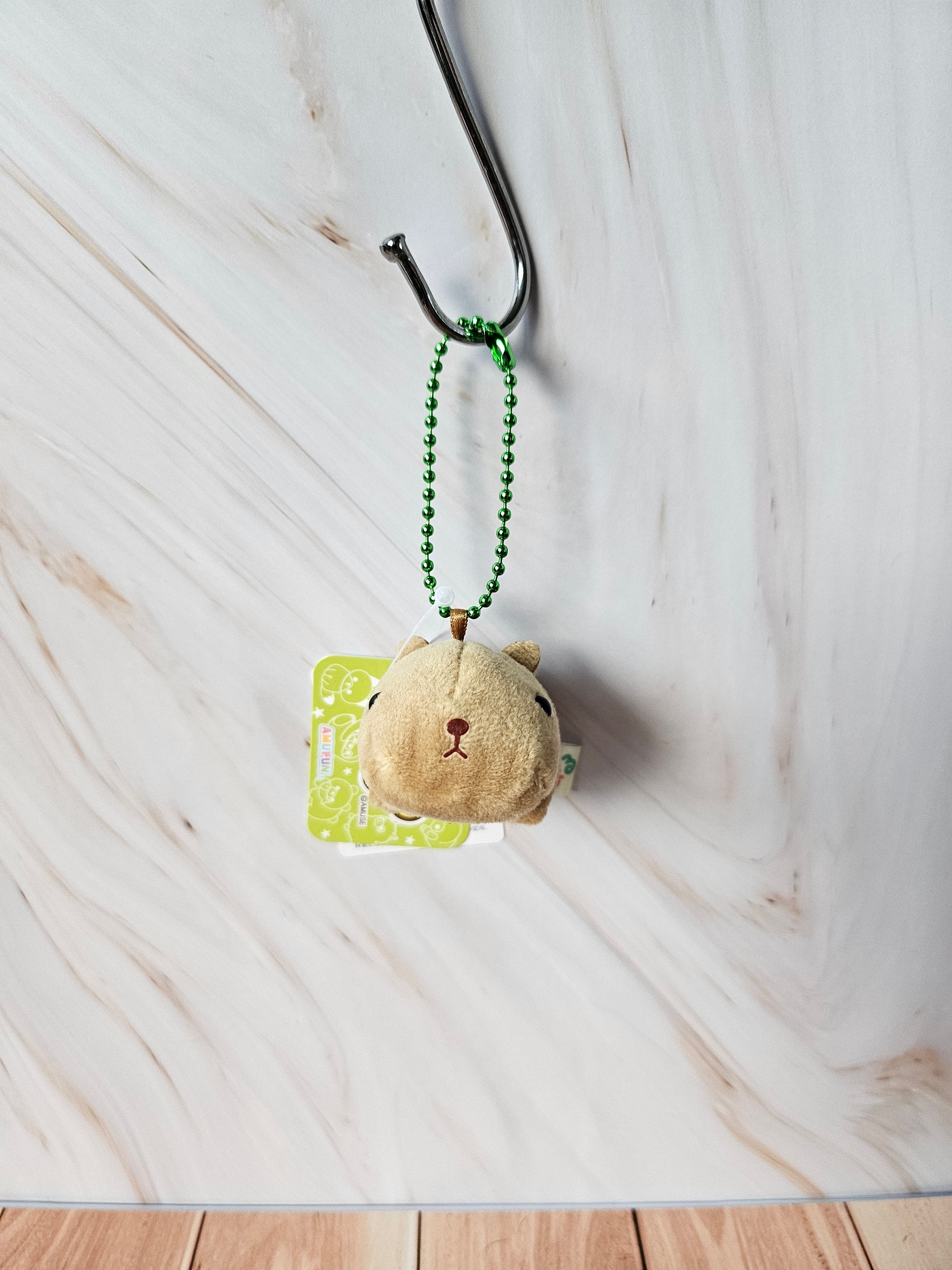 Puchimaru - Capybara - Bean-filled Plush Keychain