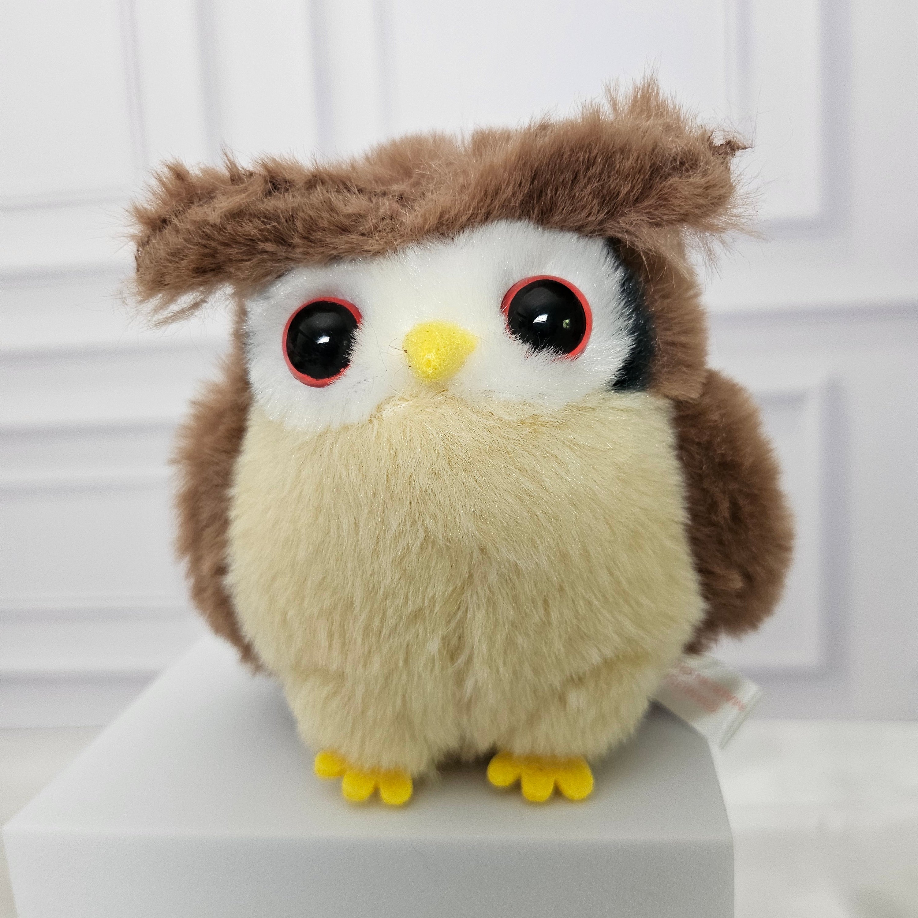 Horned Owl - Adorable Soft - Plush Keychain