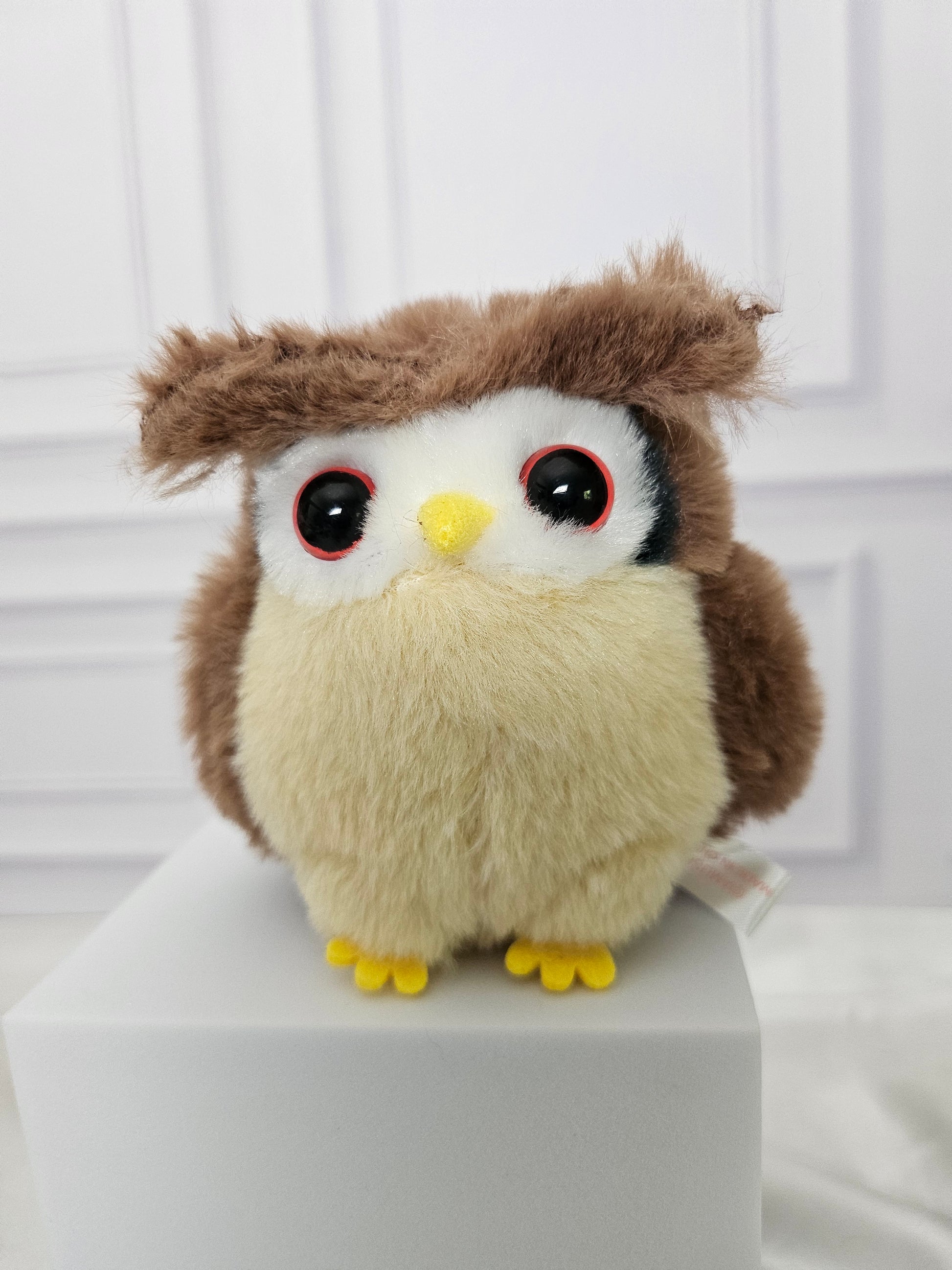 Horned Owl - Adorable Soft - Plush Keychain