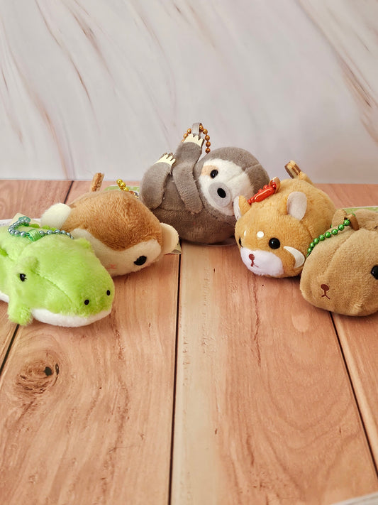 Zoo Animals - Puchimaru - Bean-filled Plush Keychain