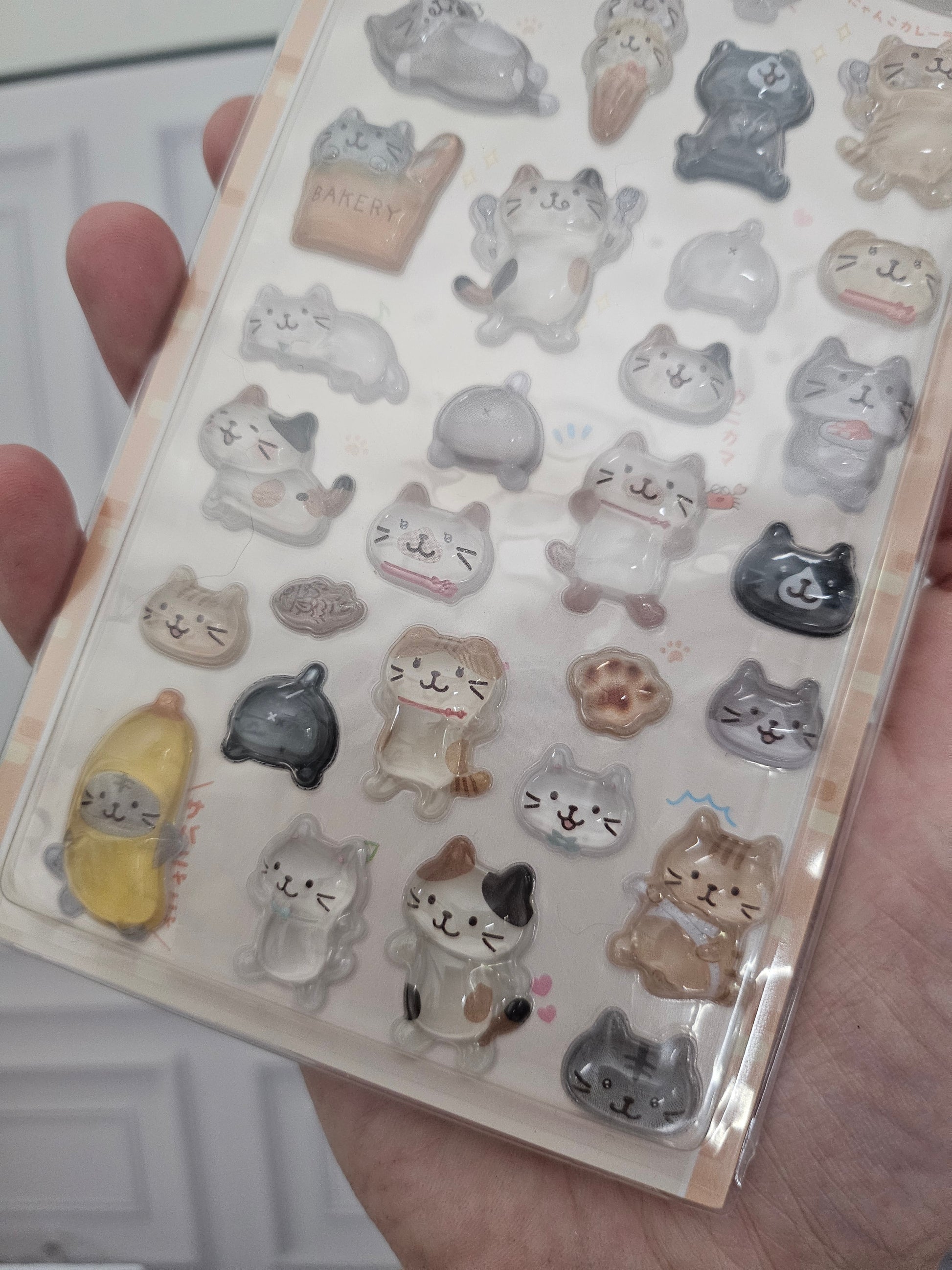 Fuku Fuku Nyanko - 3D Kitty Sticker Sheet