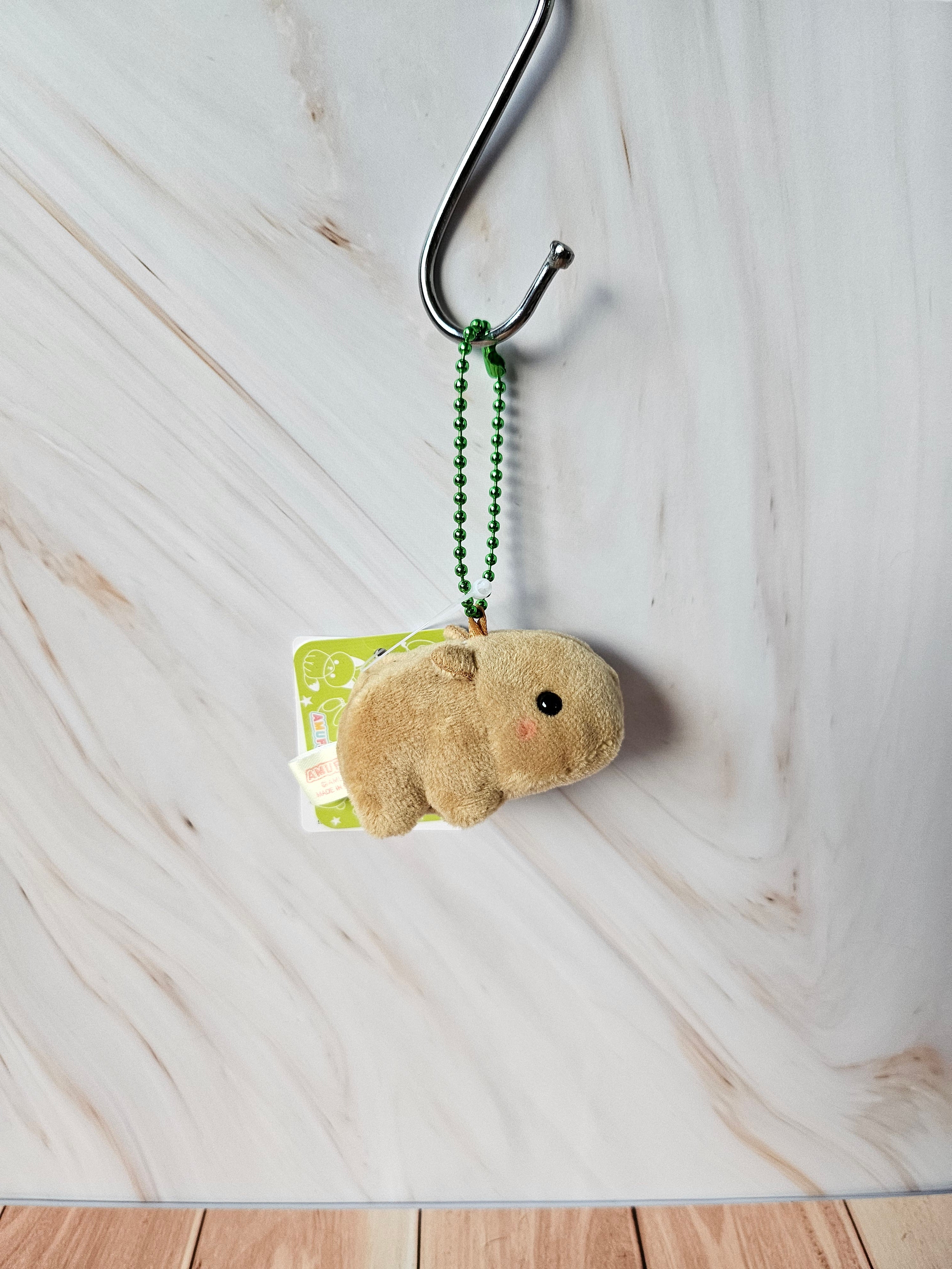 Puchimaru - Capybara - Bean-filled Plush Keychain