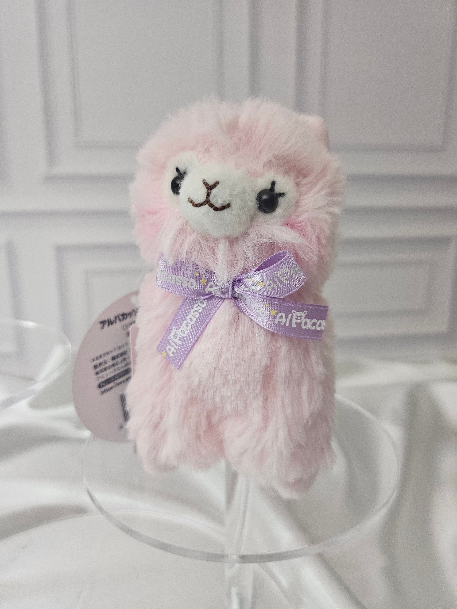 Alpacasso - Ribbon Collection - Adorable Alpaca Plush Keychain