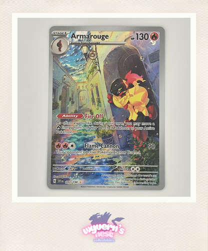 Armarouge - Illustration Rare 203/198 Scarlet and Violet Base Set