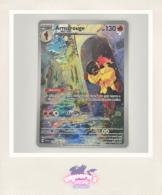 Armarouge - Illustration Rare 203/198 Scarlet and Violet Base Set