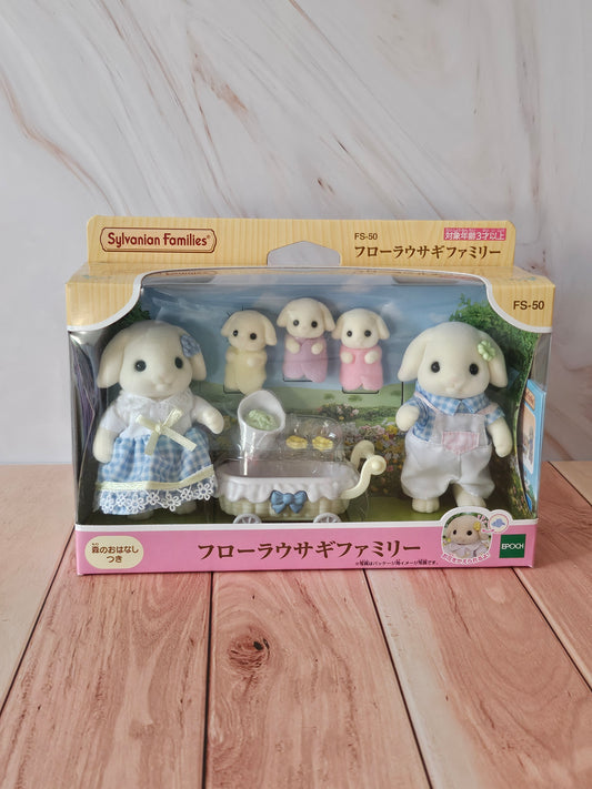 Flora Rabbit Family Set - Sylvanian Families