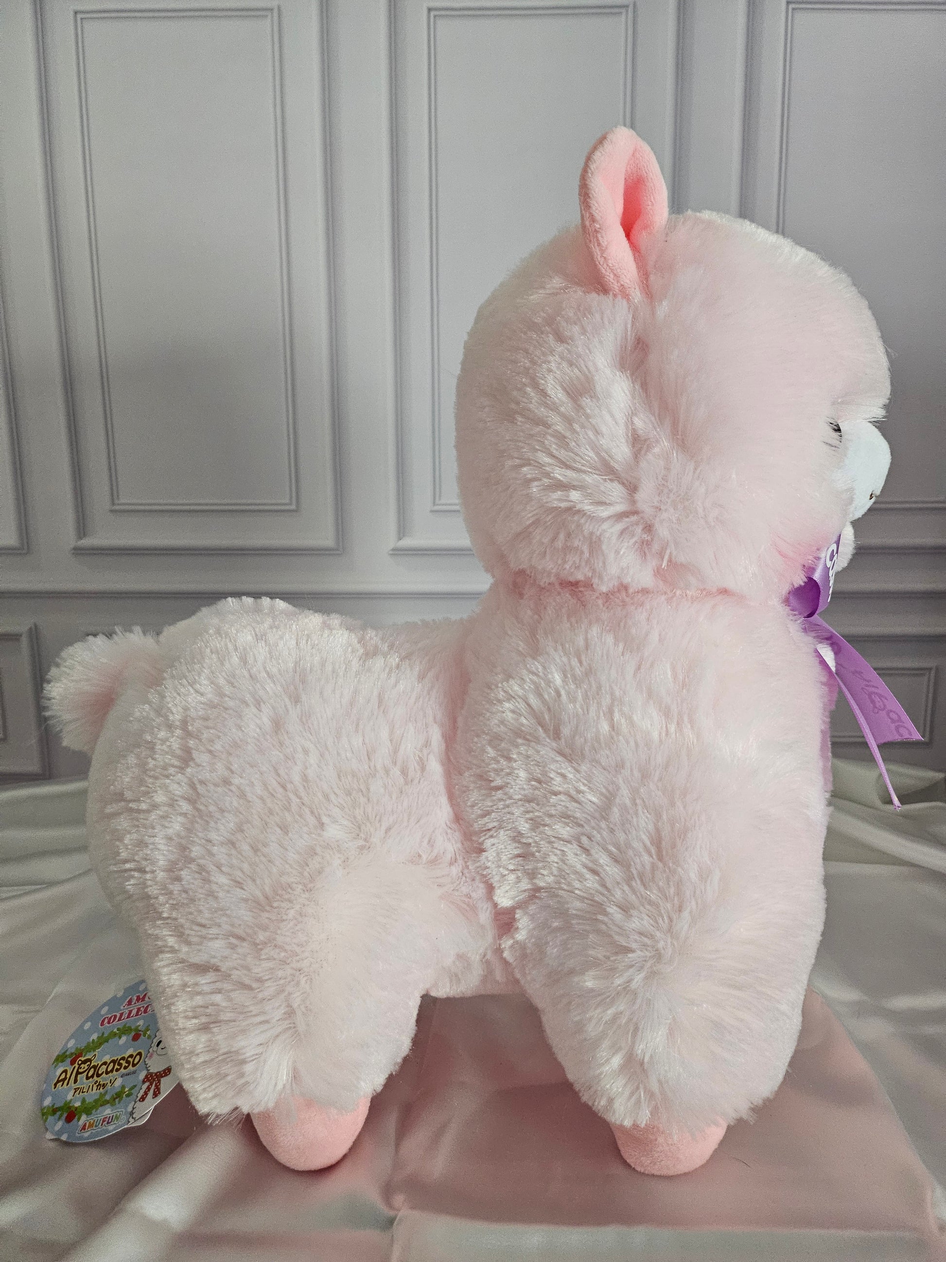 Large Alpacasso - Ribbon Collection - Adorable 38cm Alpaca Plush