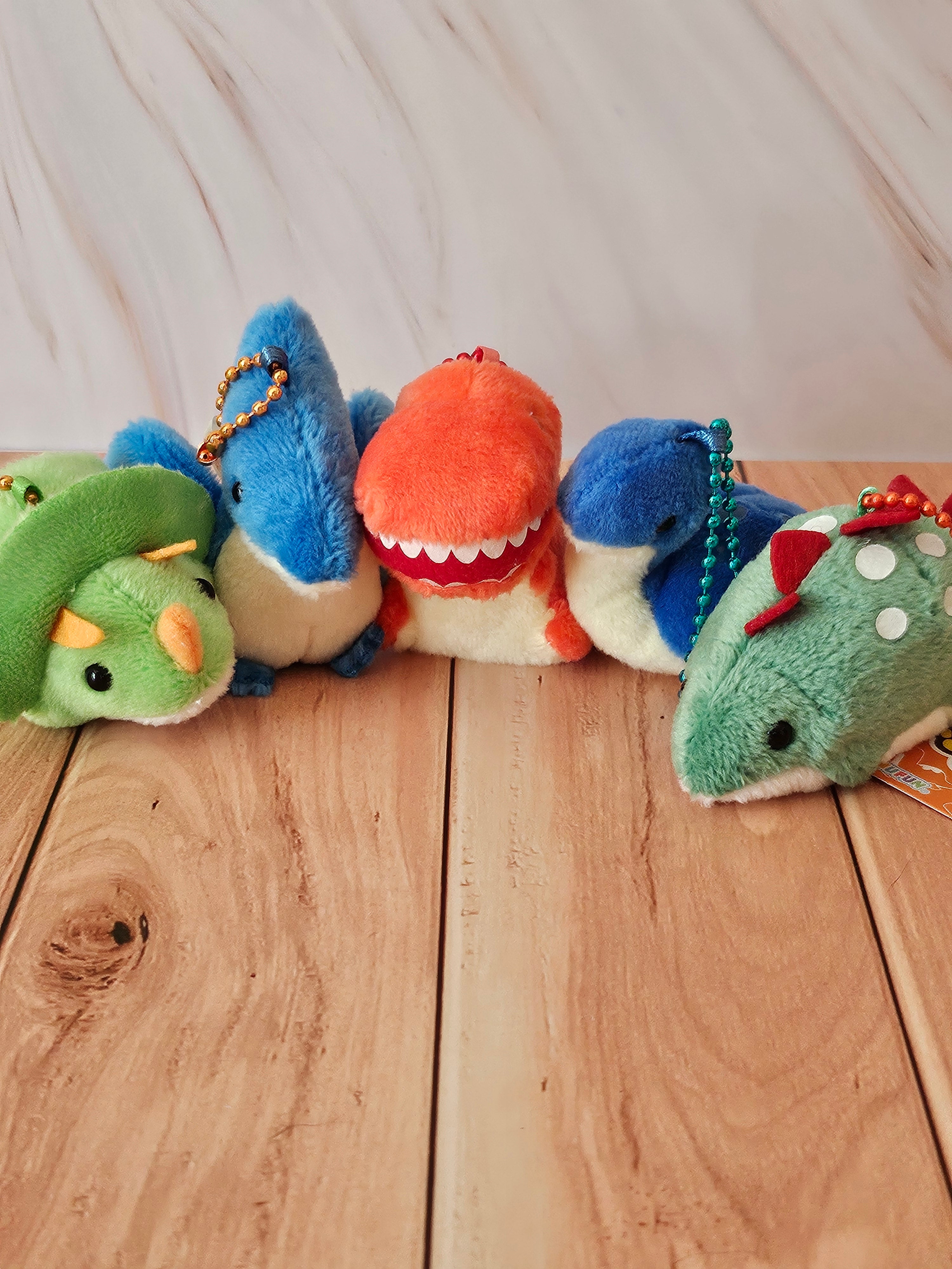 Dinosaurs - Puchimaru - Bean-filled Plush Keychain