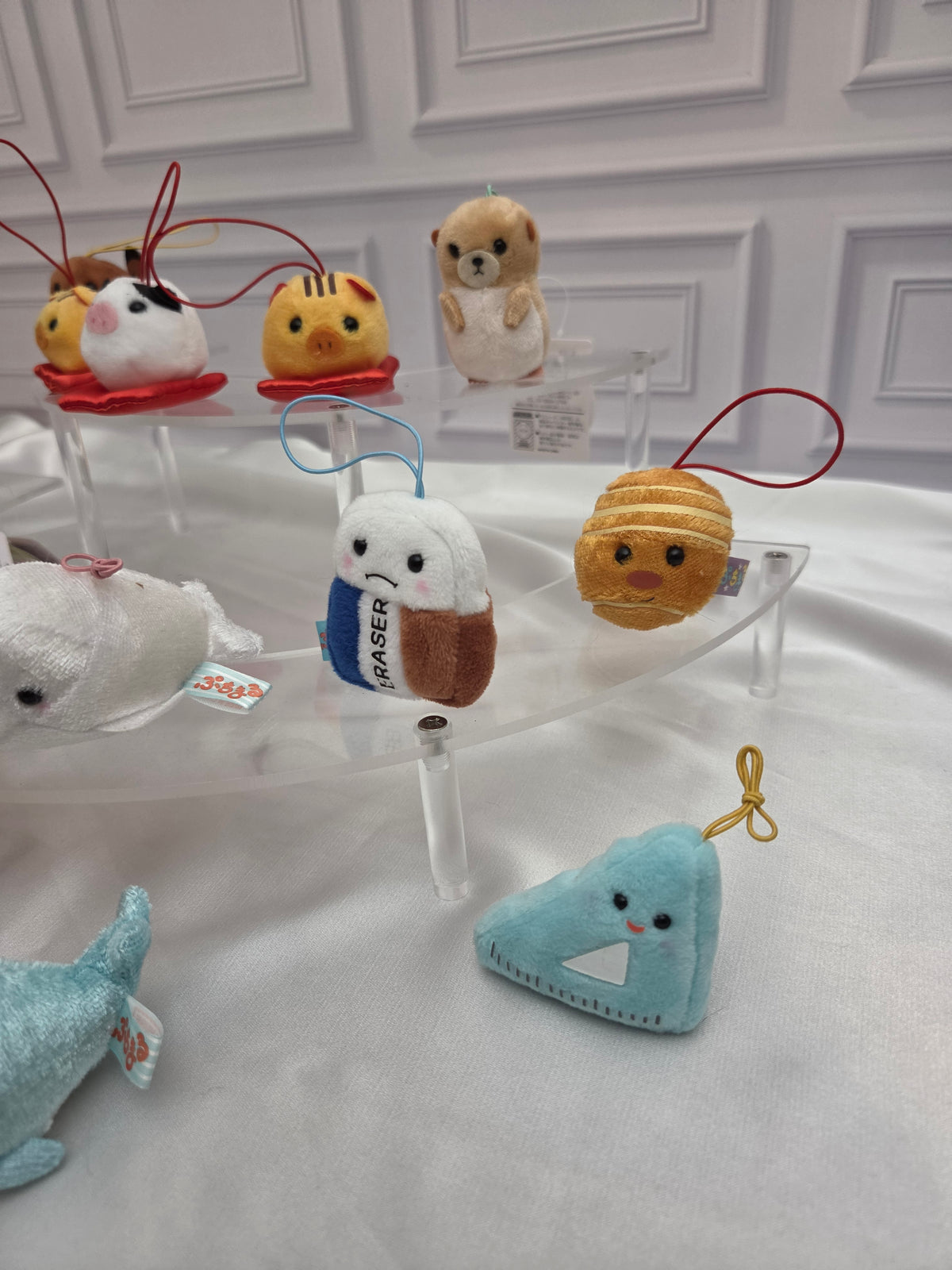 RARE Discountinued - Puchimaru - Mini Animal Bean-filled Plush Keychain