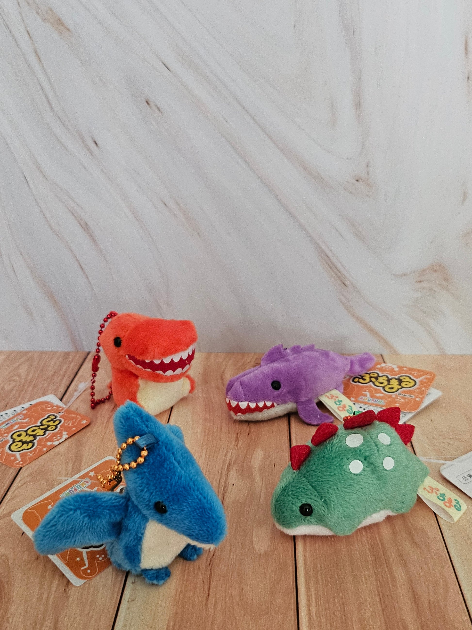 Dinosaurs - Puchimaru - Mini Animal Bean-filled Plush Keychain