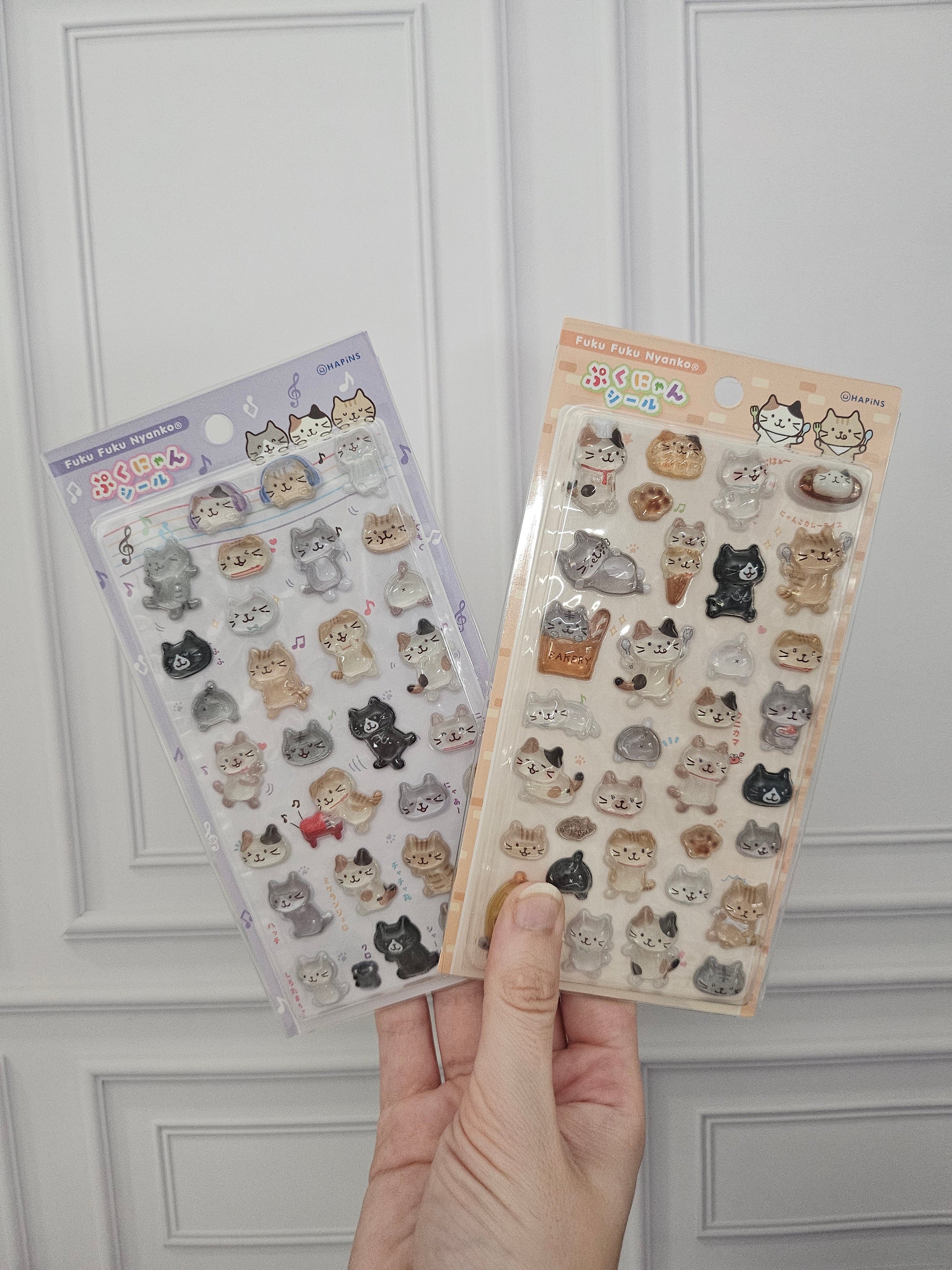 Fuku Fuku Nyanko - 3D Kitty Sticker Sheet