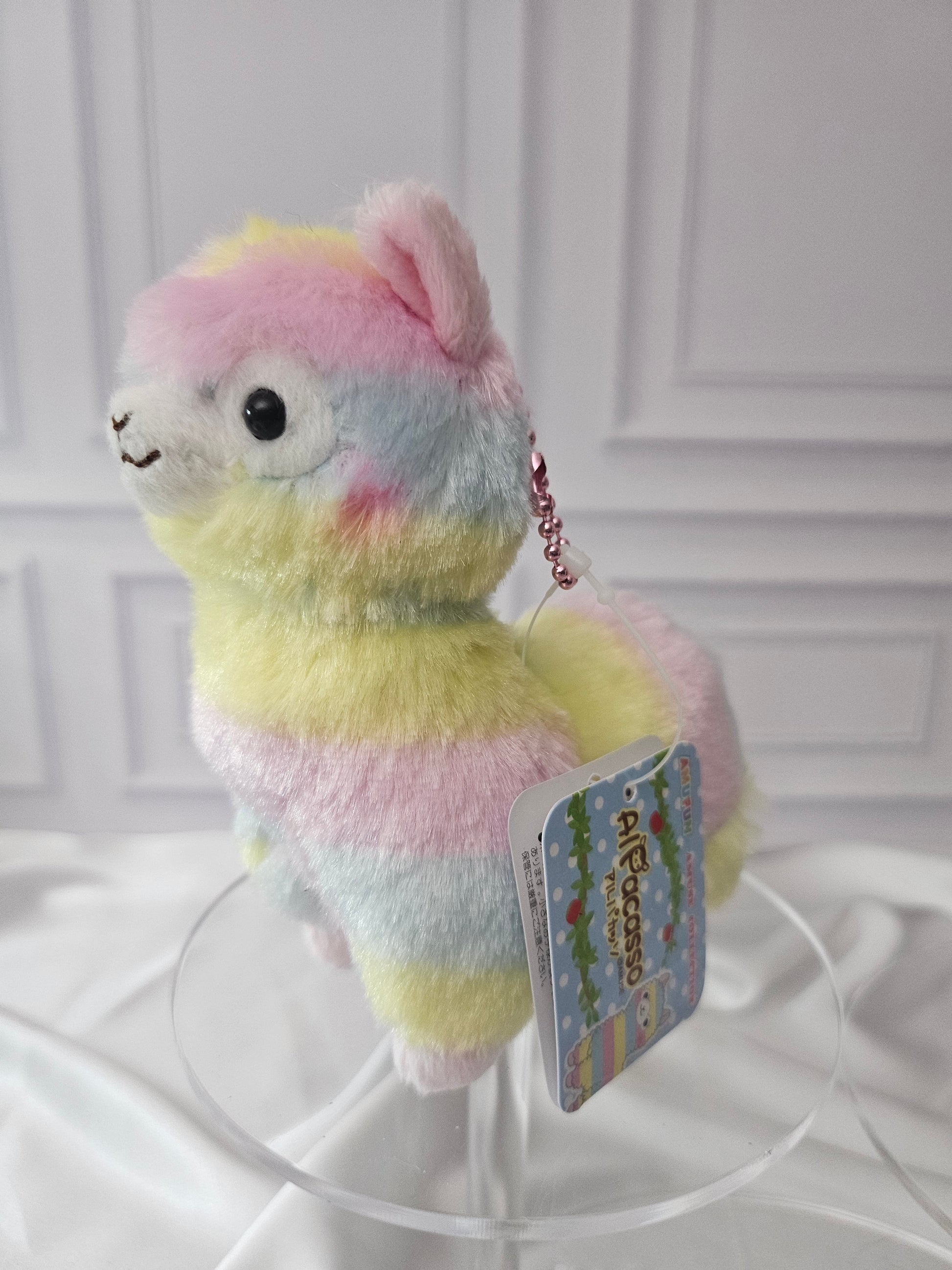 Alpacasso - Ribbon Collection - Adorable Alpaca Plush Keychain