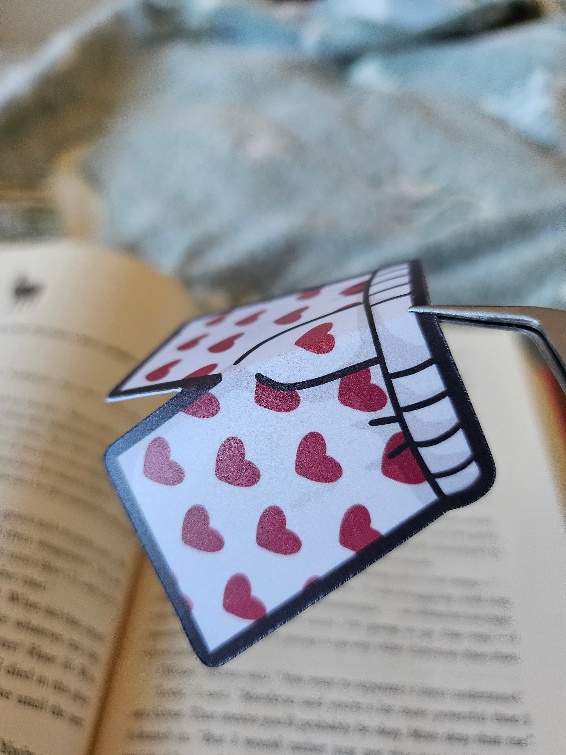 Carl's Heart Boxers - Magnetic Bookmark