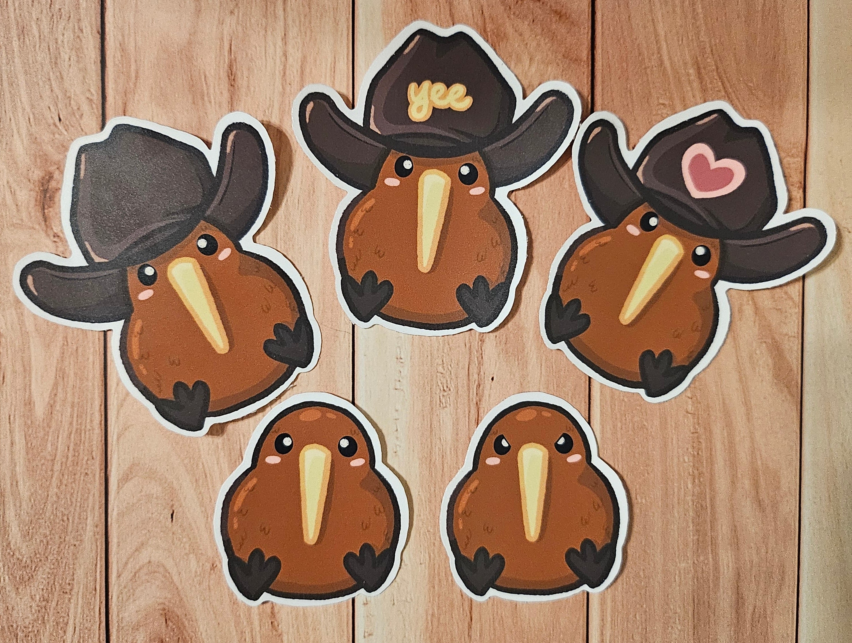 Yeehaw Kiwi - Matte Sticker
