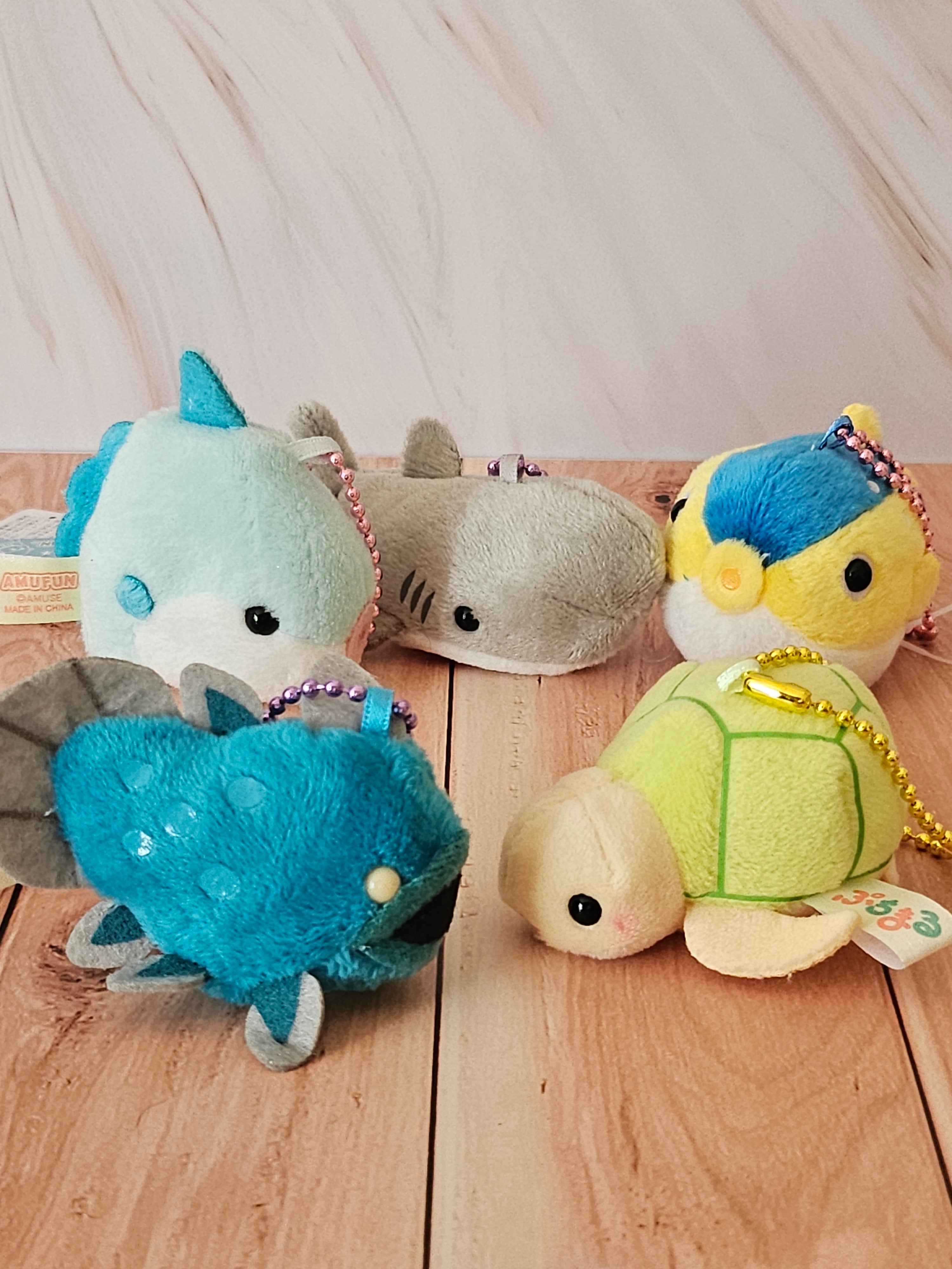 Sea Life - Puchimaru - Bean-filled Plush Keychain